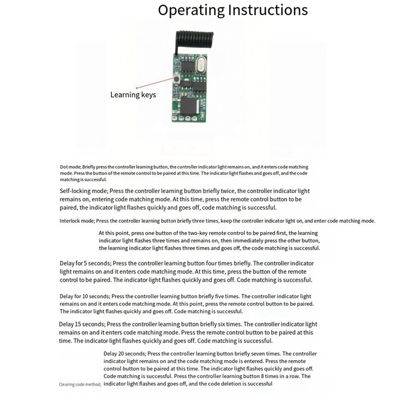 B04B-Per Controller Interrutto - 433Mhz Receiver Module recensione e prezzo