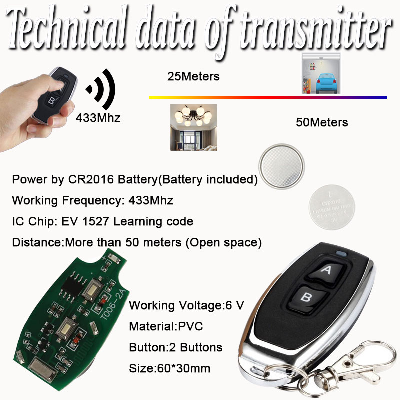 Ricevitore relè RF 433 mhz tel - 433Mhz Receiver Module recensione e prezzo
